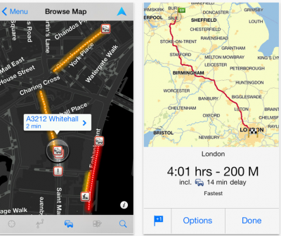 TomTom on the Iphone