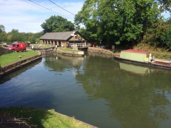 Grand Union Canal junction with the Wendover Arm