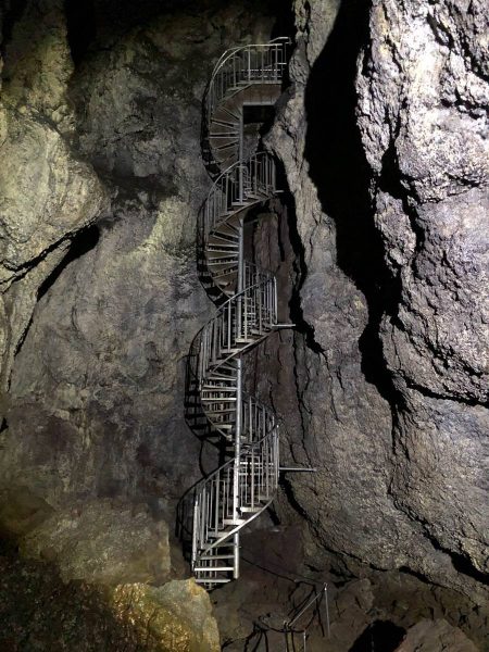 Inside the lava tube