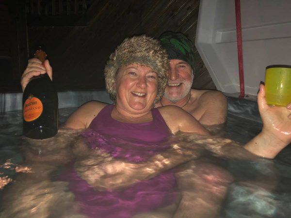 Hot tub night